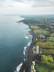 Indonesia, Bali, Aerial view of Keramas beach - KNTF02476