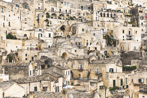 Italien, Basilikata, Matera, Stadtbild und historische Höhlenwohnungen, Sassi di Matera - WPEF01171