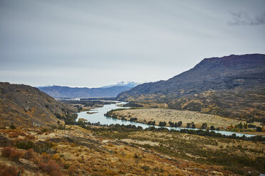 Chile, Rio Baker, scenic with river and mountains - SSCF00242