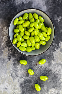 Edamame, soy beans in bowl - SARF04008
