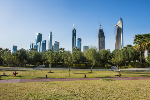 Arabien, Kuwait, Kuwait-Stadt und Al Shaheed Park, lizenzfreies Stockfoto