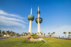 Arabien, Kuwait, Kuwait-Stadt, Kuwait Towers - RUNF00355