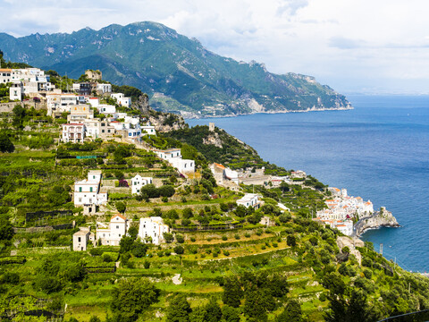 Italien, Kampanien, Amalfiküste, Sorrentinische Halbinsel, Amalfi, lizenzfreies Stockfoto