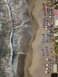 Indonesia, Bali, Aerial view of Berawa beach - KNTF02539