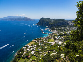 Italy, Campania, Gulf of Naples, View to Capri - AMF06419
