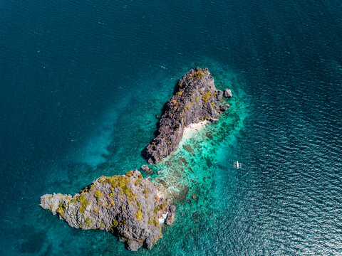Insel Miniloc, El Nido, Palawan, Philippinen, lizenzfreies Stockfoto