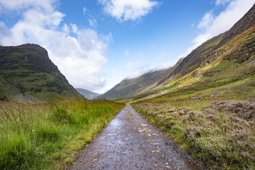 Großbritannien, Schottland, Schottische Highlands, Glen Coe, Wanderweg - ELF01988