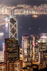 Hong Kong, Causeway Bay, cityscape at night - DAWF00783