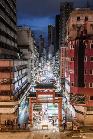Hongkong, Jordanien, Temple Street Nachtmarkt, lizenzfreies Stockfoto