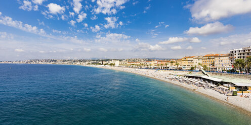 Frankreich, Provence-Alpes-Côte d'Azur, Nizza, Promenade des Anglais, Strand - WDF04944