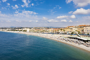 Frankreich, Provence-Alpes-Côte d'Azur, Nizza, Promenade des Anglais, Strand - WDF04945