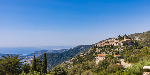 Frankreich, Provence-Alpes-Côte d'Azur, Eze, Bergdorf - WDF04981