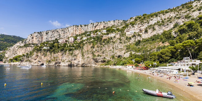 France, Provence-Alpes-Cote d'Azur, Cap-d'Ail, Plage Mala - WDF04983