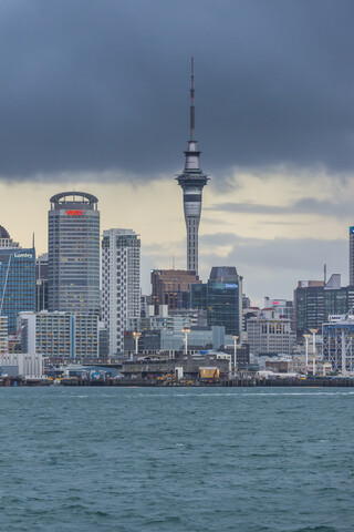 Neuseeland, Auckland, Skyline, lizenzfreies Stockfoto