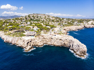 Spanien, Balearen, Mallorca, Region Calvia, Luftaufnahme von Santa Ponca - AMF06521