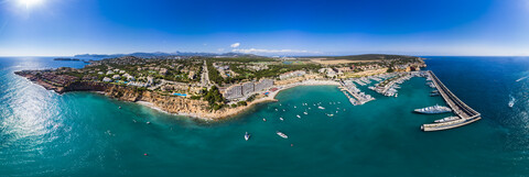 Spanien, Balearische Inseln, Mallorca, El Toro, Port Adriano, lizenzfreies Stockfoto