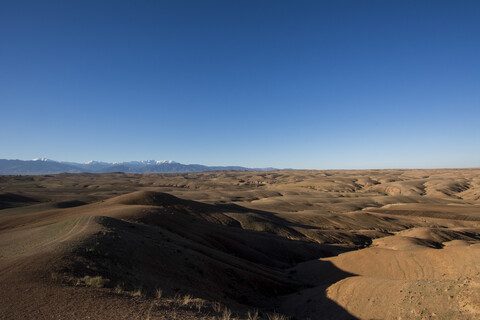 Marokko, Agafay-Wüste, lizenzfreies Stockfoto