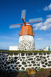 Portugal, Azores, Island of Pico, Madalena, windmill - RUNF00636