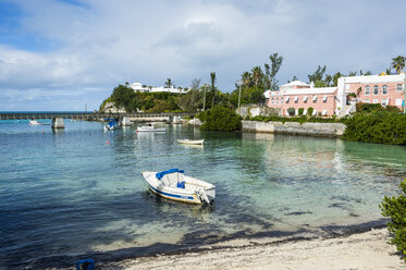 Bermuda, Bailey's Bay, alte Eisenbahnbrücke - RUNF00670