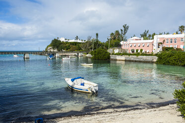 Bermuda, Bailey's bay, old railway bridge - RUNF00670