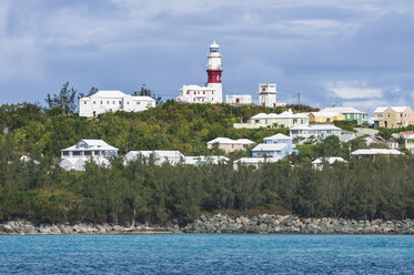 Bermuda, St. David's Island, St. David's Leuchtturm vom Turtle Beach aus gesehen - RUNF00683