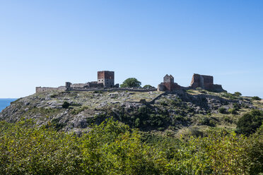 Denmark, Bornholm, Hammershus Castle ruins - RUNF00709