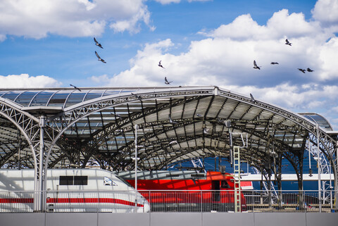 Bahnhof, Köln, Nordrhein-Westfalen, Deutschland, lizenzfreies Stockfoto