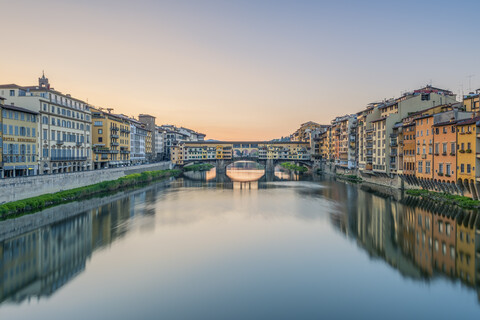 Italien, Toskana, Florenz, Ponte Vecchio, lizenzfreies Stockfoto