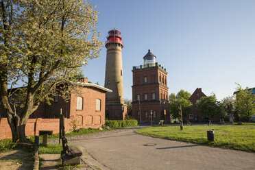 Germany, Ruegen, Cape Arkona, Cape Arkona Lighthouse and Schinkel Tower - MAMF00261