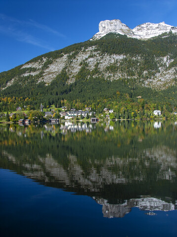 Österreich, Salzkammergut, Ausseerland, Altaussee, lizenzfreies Stockfoto