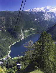 Austria, Salzkammergut, Gosau, cable car - WWF04622