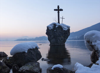 Österreich, Salzkammergut, Mondsee, Kreuzstein - WWF04653