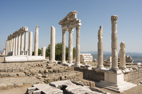 Türkei, Bergama, Akropolis, Tempel, Trajaneum - SKAF00112