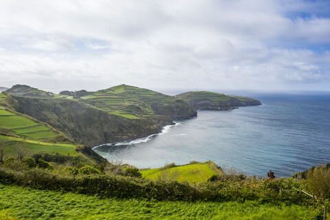 Portugal, Azoren, Sao Miguel, Nordküste, lizenzfreies Stockfoto