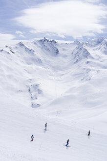 France, French Alps, Les Menuires, Trois Vallees, ski area - SKAF00122