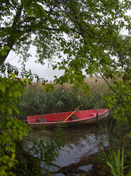 Austria, Salzkammergut, Irrsee, rowing boat - WWF04680