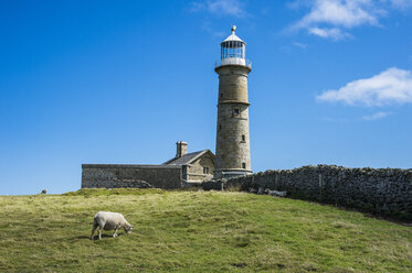 United Kingdom, England, Devon, Island of Lundy, Lighthouse - RUNF00824