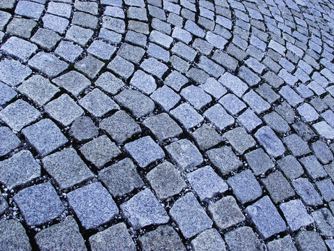 Cobblestones stock photo