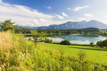 Austria, Carinthia, Lake Turner, View to Slovenia - AIF00570