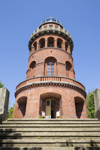 Deutschland, Rügen, Bergen, Ernst-Moritz-Arndt-Turm auf dem Rugard, lizenzfreies Stockfoto