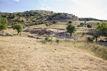 Griechenland, Peloponnes, Arkadien, Lykaion, antike Ausgrabungsstätte unterhalb des Berges Profitis Ilias - MAMF00321
