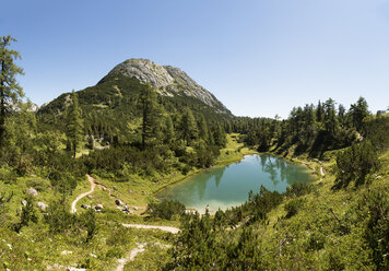 Österreich, Steiermark, Tauplitz, Totes Gebirge, Maerchensee - WWF04777