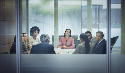 Business people in conference room meeting - HOXF04282