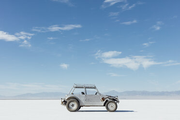 Custom 4x4 Vintage Jeep parked on Salt Flats - MINF10001