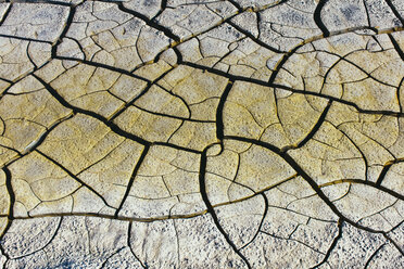 Detail einer rissigen Wüstenlandschaft in den Salt Flats - MINF10020