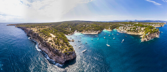 Spanien, Mallorca, Palma de Mallorca, Luftaufnahme der Region Calvia, El Toro, Portals Vells - AMF06648