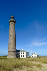 Dänemark, Jütland, Skagen, Grenen, Grauer Leuchtturm - UMF00899