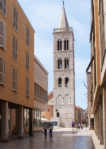 Kroatien, Zadar, Kathedrale Sv. Anastasia, lizenzfreies Stockfoto