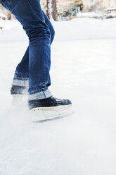 Legs of ice skater in Enskede, Sweden - FOLF09659