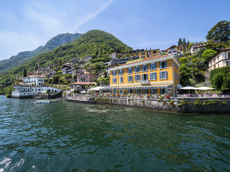 Italy, Lombardy, Lake Como, Argegno, townscape - AMF06677